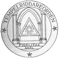 Riddartemplet Fidelitas sigill ur ordens matrikel 1984