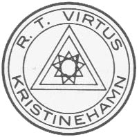 Riddartemplet Virtus sigill ur ordens matrikel 1984