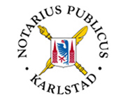 Vapen för Notarius Publicus i Karlstad  från www.hamilton.se